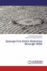 Sewage line block detection through WSN