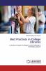 Best Practices in College Libraries