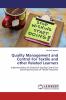 Quality Management and Control For Textile and other Related Learners