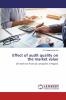 Effect of audit quality on the market value
