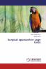 Surgical approach in cage birds