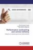 Performance contracting and service delivery
