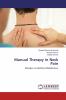 Manual Therapy in Neck Pain