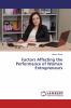 Factors Affecting the Performance of Women Entrepreneurs
