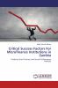 Critical Success Factors For Microfinance Institutions in Zambia