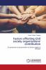 Factors affecting Civil society organizations' contribution