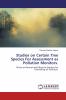 Studies on Certain Tree Species For Assessment as Pollution Monitors.