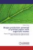 Biogas production potential of printed papers with sugarcane wastes