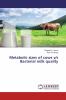 Metabolic sizes of cows v/s Bacterial milk quality