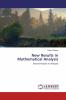 New Results in Mathematical Analysis