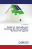 Guide for Simulation of Common DC- DC Converter for Solar PV System