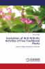 Evaluation of Anti-Arthritic Activities of Few Traditional Plants