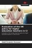Evaluation of the HR policy for higher education teachers in CI