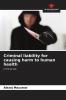 Criminal liability for causing harm to human health