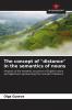 The concept of distance in the semantics of nouns