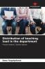 Distribution of teaching load in the department