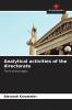 Analytical activities of the directorate