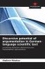 Discursive potential of argumentation in German-language scientific text