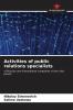 Activities of public relations specialists