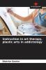 Instruction in art therapy plastic arts in addictology