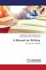 A Manual on Writing