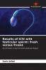 Results of ICSI with testicular sperm: fresh versus frozen