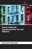 Socio-cultural requirements for art objects