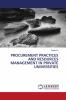 PROCUREMENT PRACTICES AND RESOURCES MANAGEMENT IN PRIVATE UNIVERSITIES