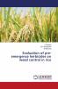 Evaluation of pre-emergence herbicides on weed control in rice