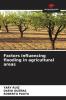 Factors influencing flooding in agricultural areas