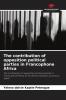 The contribution of opposition political parties in Francophone Africa