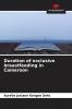 Duration of exclusive breastfeeding in Cameroon