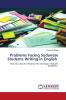 Problems Facing Sudanese Students Writing in English