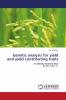 Genetic analysis for yield and yield contributing traits