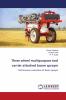 Three wheel multipurpose tool carrier attached boom sprayer