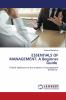 ESSENTIALS OF MANAGEMENT