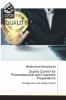 Quality Control for Pharmaceutical and Cosmetic Preparations