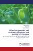 Effect on growth soil nutrient dynamics and quality of chickpea