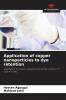 Application of copper nanoparticles to dye retention
