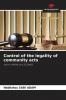 Control of the legality of community acts