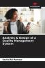 Analysis & Design of a Quality Management System