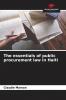 The essentials of public procurement law in Haiti