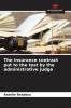 The insurance contract put to the test by the administrative judge