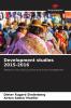 Development studies 2015-2016
