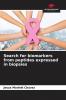 Search for biomarkers from peptides expressed in biopsies