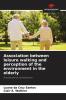 Association between leisure walking and perception of the environment in the elderly