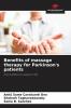 Benefits of massage therapy for Parkinson's patients