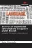 Analysis of impersonal constructions in Spanish and in French