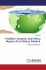 Problem Analysis and Policy Research on Water Market