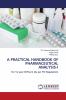 A PRACTICAL HANDBOOK OF PHARMACEUTICAL ANALYSIS-I